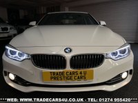 USED 2015 15 BMW 4 SERIES 435i 3.0 TWIN TURBO GRAN COUPE LUXURY AUTO UK DELIVERY FLAT FEE &pound;100*OVER 100 IMAGES ON OUR WEBSITE*BESPOKE FINANCE ARRANGED*PART EXCHANGE WELCOME*ALL VEHICLES HPI CLEAR