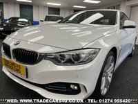 USED 2015 15 BMW 4 SERIES 435i 3.0 TWIN TURBO GRAN COUPE LUXURY AUTO UK DELIVERY FLAT FEE &pound;100*OVER 100 IMAGES ON OUR WEBSITE*BESPOKE FINANCE ARRANGED*PART EXCHANGE WELCOME*ALL VEHICLES HPI CLEAR