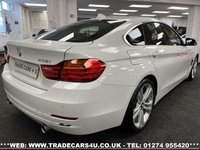 USED 2015 15 BMW 4 SERIES 435i 3.0 TWIN TURBO GRAN COUPE LUXURY AUTO UK DELIVERY FLAT FEE &pound;100*OVER 100 IMAGES ON OUR WEBSITE*BESPOKE FINANCE ARRANGED*PART EXCHANGE WELCOME*ALL VEHICLES HPI CLEAR