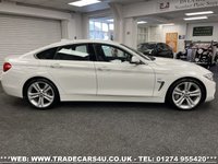 USED 2015 15 BMW 4 SERIES 435i 3.0 TWIN TURBO GRAN COUPE LUXURY AUTO UK DELIVERY FLAT FEE &pound;100*OVER 100 IMAGES ON OUR WEBSITE*BESPOKE FINANCE ARRANGED*PART EXCHANGE WELCOME*ALL VEHICLES HPI CLEAR