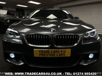 USED 2015 65 BMW 5 SERIES 520D 2.0 M SPORT TOURING DIESEL ESTATE 8 SPD AUTO EURO 6 S/S 190 PS UK DELIVERY FLAT FEE &pound;100*VIDEO AVAILABLE*FINANCE ARRANGED*PART EX*HPI CLEAR