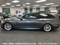 USED 2015 65 BMW 5 SERIES 520D 2.0 M SPORT TOURING DIESEL ESTATE 8 SPD AUTO EURO 6 S/S 190 PS UK DELIVERY FLAT FEE &pound;100*VIDEO AVAILABLE*FINANCE ARRANGED*PART EX*HPI CLEAR