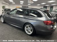USED 2015 65 BMW 5 SERIES 520D 2.0 M SPORT TOURING DIESEL ESTATE 8 SPD AUTO EURO 6 S/S 190 PS UK DELIVERY FLAT FEE &pound;100*VIDEO AVAILABLE*FINANCE ARRANGED*PART EX*HPI CLEAR