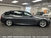 USED 2015 65 BMW 5 SERIES 520D 2.0 M SPORT TOURING DIESEL ESTATE 8 SPD AUTO EURO 6 S/S 190 PS UK DELIVERY FLAT FEE &pound;100*VIDEO AVAILABLE*FINANCE ARRANGED*PART EX*HPI CLEAR