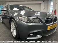 USED 2015 65 BMW 5 SERIES 520D 2.0 M SPORT TOURING DIESEL ESTATE 8 SPD AUTO EURO 6 S/S 190 PS UK DELIVERY FLAT FEE &pound;100*VIDEO AVAILABLE*FINANCE ARRANGED*PART EX*HPI CLEAR