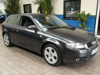 USED 2004 04 AUDI A3 2.0 TDI SPORT 3d 138 BHP 12 MONTHS MOT SERVICE HISTORY