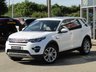 USED 2016 66 LAND ROVER DISCOVERY SPORT 2.0 TD4 HSE 5d 180 BHP Finished in FUJI WHITE with contrasting HEATED LEATHER SEATS. This Discovery Sport is practical, incredible off road and a comfy SUV that has 7 Seats that will swallow your family and luggage. FEATURES include Pan Roof, SAT NAV, Electric Deployable Tow bar, Meridian Speakers, DAB RADIO, Electric Rear Boot, Heated Leather Seats, 19" ALLOYS, 360 Cameras, Park sensors with auto parking and more. Serviced at 25106 miles, 49677 miles and on arrival at 56380 miles.