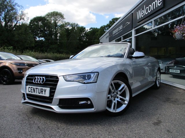 2014 14 Audi A5 Cabriolet 2.0 TFSI S LINE 2d 222 BHP