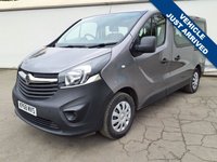 USED 2018 68 VAUXHALL VIVARO 1.6 CDTi 2900 L1 H1 Euro 6 (s/s) 5dr (9 Seat) NO VAT 9 SEATS PARKING SENSORS