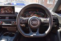 USED 2019 19 AUDI A5 2.0 TFSI BLACK EDITION 2d 148 BHP HEATED SEATS / APPLE CAR PLAY