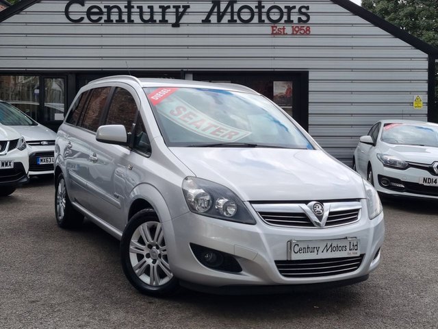2012 12 Vauxhall Zafira 1.7 CDTi Design 5dr - 7 SEATS