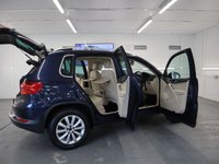 USED 2014 64 VOLKSWAGEN TIGUAN 2.0 MATCH TDI BLUEMOTION TECH 4MOTION DSG 5d 139 BHP STUNNING MAGNOLIA LEATHER LOW MILES HEATED SEATS  SATELITTE NAVIGATION