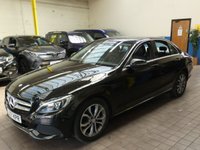 USED 2017 17 MERCEDES-BENZ C-CLASS 1.6 C200 D SPORT 4d 136 BHP &pound;30 ROAD TAX SAT NAV LEATHER HEATED SEATS