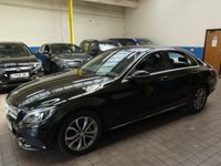 USED 2017 17 MERCEDES-BENZ C-CLASS 1.6 C200 D SPORT 4d 136 BHP &pound;30 ROAD TAX SAT NAV LEATHER HEATED SEATS