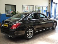 USED 2017 17 MERCEDES-BENZ C-CLASS 1.6 C200 D SPORT 4d 136 BHP &pound;30 ROAD TAX SAT NAV LEATHER HEATED SEATS
