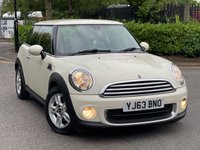 USED 2013 63 MINI HATCH ONE 1.6 ONE 3d 98 BHP 