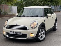 USED 2013 63 MINI HATCH ONE 1.6 ONE 3d 98 BHP 