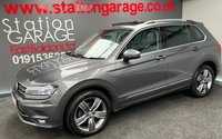USED 2017 17 VOLKSWAGEN TIGUAN 2.0 SEL TDI BMT 4MOTION 5d 148 BHP FULL HEATED LEATHER,GLASS ROOF, 4X4 ,PARK + CAMERA