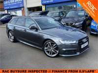 USED 2018 18 AUDI A6 2.0 AVANT TFSI BLACK EDITION 5d 249 BHP ONE OWNER, FULL AUDI SERVICE HISTORY