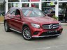 USED 2017 67 MERCEDES-BENZ GLC-CLASS 3.0 GLC 350 D 4MATIC AMG LINE PREMIUM PLUS 5d 255 BHP Finished in HYACINTH RED MET with contrasting EBONY HEATED LEATHER trim. This GLC is an upmarket SUV with a quality interior and plenty of space inside. This SUV has arguably the poshest feeling cabin in its class. It has great Interior space and a generous size boot. Other features include Sat Nav, Full Heated Leather, DAB Radio, B/Tooth, 360 View Camera, Power Boot, Running Boards and much more. Dealer serviced at 9484 miles 23706 miles, 41818 miles, 57110 miles and at 66554 miles on 13/5/2022