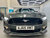 USED 2016 65 FORD MUSTANG 5.0 V8 GT Fastback 2dr Petrol Manual Euro 6 (416bhp) Guard Green, Shaker Pro, PCamera