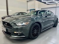 USED 2016 65 FORD MUSTANG 5.0 V8 GT Fastback 2dr Petrol Manual Euro 6 (416bhp) Guard Green, Shaker Pro, PCamera