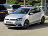 USED 2016 66 VOLKSWAGEN POLO 1.8 GTI 5d 189 BHP Finished in REFLEX SILVER METALLIC with contrasting Retro cloth trim. This Polo is quick and great fun to drive. The Polo is one of the best selling and popular small cars around. It is very comfortable and practical, with a distinct upmarket feel to it. Features include 17" Alloys, DAB, 2 Keys, B/Tooth, Daytime Run Lights and much more. VW Dealer serviced at 8607 miles, 17864 miles, 24732 miles, 34320 miles, 41859 miles and at 46594 miles.