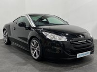 USED 2014 14 PEUGEOT RCZ 1.6 THP GT 2d 200 BHP 200 BHP Striking Pearl Black, Extended Full Black Leather