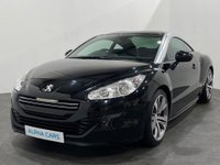 USED 2014 14 PEUGEOT RCZ 1.6 THP GT 2d 200 BHP 200 BHP Striking Pearl Black, Extended Full Black Leather