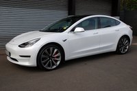USED 2020 20 TESLA Model 3 LONG RANGE PERFORMANCE AWD [485 BHP] SALOON 