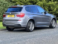 USED 2017 17 BMW X3 2.0 XDRIVE20D M SPORT 5d 188 BHP 4WDrive Full Black Leather DAB