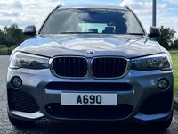 USED 2017 17 BMW X3 2.0 XDRIVE20D M SPORT 5d 188 BHP 4WDrive Full Black Leather DAB