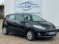 USED 2010 60 FORD FIESTA 1.4 ZETEC 16V 5d 96 BHP www.suffolkcarcentre.co.uk - Located at Lowestoft