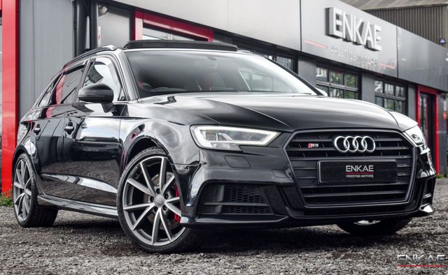 2018 18 Audi S3 2.0 S3 SPORTBACK TFSI QUATTRO BLACK EDITION 5d 306 BHP