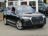 USED 2017 17 AUDI Q7 3.0 TDI QUATTRO S LINE 5d 215 BHP Finished in NIGHT BLACK MET with contrasting HEATED BLACK LEATHER/ ALCANTARA trim. This handsome looking SUV is a great all rounder. It's one the most popular in the 4x4 class. Features include Pan Roof, 7 Seats, Full Black Leather/Alcantara, 20" Alloys, Sat Nav, B/Tooth, Electric folding rear seats, Power Boot, Park Sensors, DAB, Run Lights and much more. Dealer Serviced at 31617 miles, 52332 miles and at 70664 miles on 6/62022.