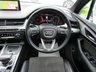 USED 2017 17 AUDI Q7 3.0 TDI QUATTRO S LINE 5d 215 BHP Finished in NIGHT BLACK MET with contrasting HEATED BLACK LEATHER/ ALCANTARA trim. This handsome looking SUV is a great all rounder. It's one the most popular in the 4x4 class. Features include Pan Roof, 7 Seats, Full Black Leather/Alcantara, 20" Alloys, Sat Nav, B/Tooth, Electric folding rear seats, Power Boot, Park Sensors, DAB, Run Lights and much more. Dealer Serviced at 31617 miles, 52332 miles and at 70664 miles on 6/62022.
