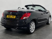 USED 2013 63 PEUGEOT 207 1.6 CC ALLURE 2d 120 BHP Full Black Leather, Chrome Loop Bars, Chrome binacle bezels 17" Hockenhiem Alloy Wheels