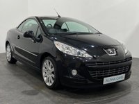 USED 2013 63 PEUGEOT 207 1.6 CC ALLURE 2d 120 BHP Full Black Leather, Chrome Loop Bars, Chrome binacle bezels 17" Hockenhiem Alloy Wheels