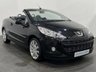 USED 2013 63 PEUGEOT 207 1.6 CC ALLURE 2d 120 BHP Full Black Leather, Chrome Loop Bars, Chrome binacle bezels 17" Hockenhiem Alloy Wheels