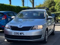 USED 2016 16 SKODA RAPID 1.4 SPACEBACK S TDI 5d 89 BHP full service history + &pound;0 ROAD TAX +  CLIMATE CONTROL +  USB +  AUX +  START STOP +  TPMS +  DAYTIME RUNNING LIGHTS +
