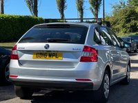 USED 2016 16 SKODA RAPID 1.4 SPACEBACK S TDI 5d 89 BHP full service history + &pound;0 ROAD TAX +  CLIMATE CONTROL +  USB +  AUX +  START STOP +  TPMS +  DAYTIME RUNNING LIGHTS +