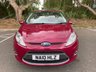 USED 2010 10 FORD FIESTA 1.2 ZETEC 3d 81 BHP HOT MAGENTA UNIQUE PAINT PEARL, BLUETOOTH HANDSFREE VOICE CONTROL