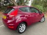 USED 2010 10 FORD FIESTA 1.2 ZETEC 3d 81 BHP HOT MAGENTA UNIQUE PAINT PEARL, BLUETOOTH HANDSFREE VOICE CONTROL
