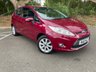 USED 2010 10 FORD FIESTA 1.2 ZETEC 3d 81 BHP HOT MAGENTA UNIQUE PAINT PEARL, BLUETOOTH HANDSFREE VOICE CONTROL
