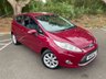 USED 2010 10 FORD FIESTA 1.2 ZETEC 3d 81 BHP HOT MAGENTA UNIQUE PAINT PEARL, BLUETOOTH HANDSFREE VOICE CONTROL