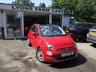 USED 2016 66 FIAT 500C 1.2 LOUNGE 3d 69 BHP NEW SHAPE CONVERTIBLE Low Mileage, Convertible, Full Service History + Just Serviced, Only &pound;20 Road Tax! NEW MOT, Great fuel economy!