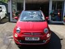 USED 2016 66 FIAT 500C 1.2 LOUNGE 3d 69 BHP NEW SHAPE CONVERTIBLE Low Mileage, Convertible, Full Service History + Just Serviced, Only &pound;20 Road Tax! NEW MOT, Great fuel economy!