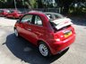 USED 2016 66 FIAT 500C 1.2 LOUNGE 3d 69 BHP NEW SHAPE CONVERTIBLE Low Mileage, Convertible, Full Service History + Just Serviced, Only &pound;20 Road Tax! NEW MOT, Great fuel economy!