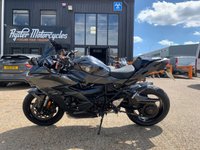 USED 2018 18 KAWASAKI NINJA H2 SX AJF BAR RISER KIT & SCORPION EXHAUST