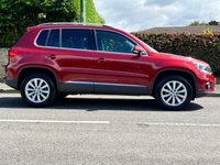 USED 2014 14 VOLKSWAGEN TIGUAN 2.0 MATCH TDI BLUEMOTION TECH 4MOTION DSG 5d 139 BHP Black Leather, Heated Seats